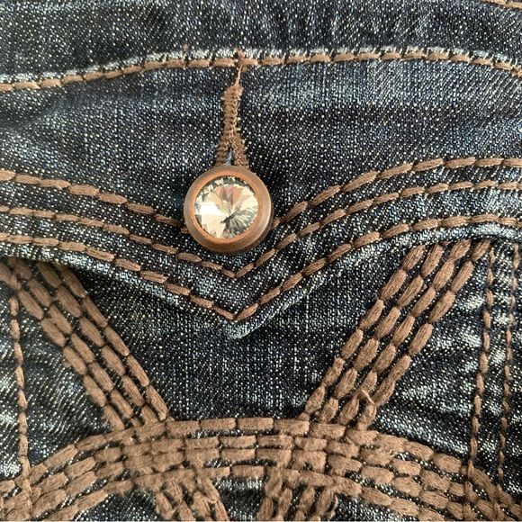 Kut from the Kloth Natalie High Rise Bootcut Jewelled Pocket Jeans - Picture 7 of 14